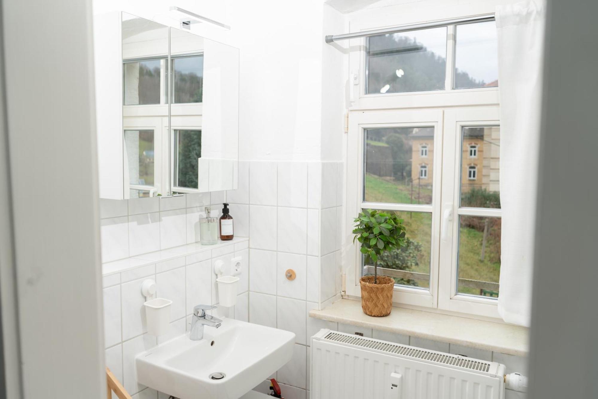 Stilvolles Apartment Mit Festungsblick Im Zentrum Königstein Esterno foto